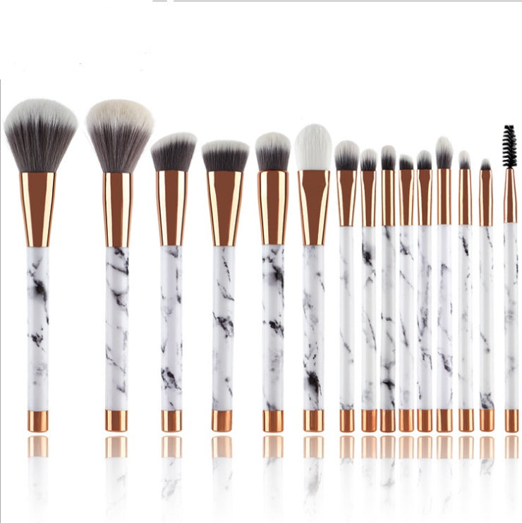11 sets of marble makeup brush with makeup brush beauty makeup kit
