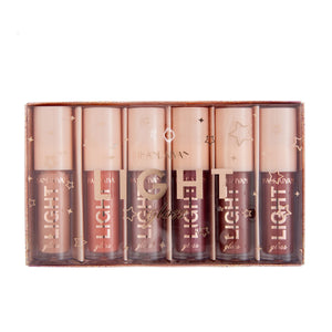 Fashion Mirror Water Gloss Lip Glaze 6 Sets