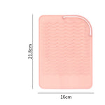Curler Portable Hair Straightener Curler Silicone Storage Heat Proof Mat