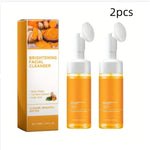 Turmeric Exfoliating Cleansing Pads Compressed Facial Sponges Skin Care Tools For Face Clogged Pores Excess Oil Cleansing
