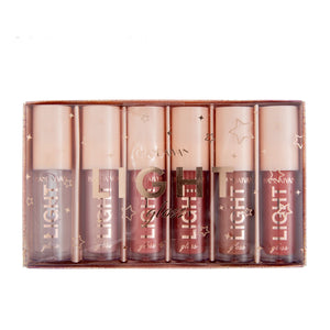 Fashion Mirror Water Gloss Lip Glaze 6 Sets